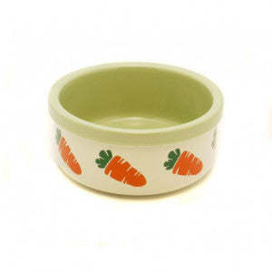 Stoneware Ceramic Bowl Carrot 5"