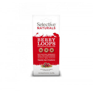 Selective Naturals Berry Loops With Timothy Hay & Cranberry 80g